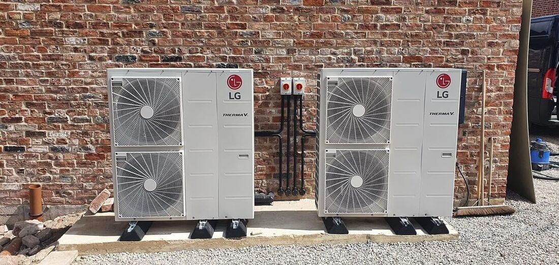 Air source heat pump installation in Spalding by Qualis Energy